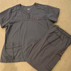 3 sets of Wonderwink flex scrubs